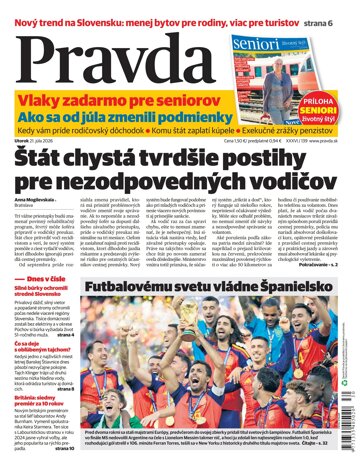 Obálka e-magazínu Pravda 21. 7. 2026