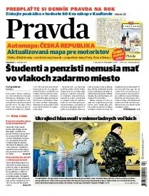 Obálka e-magazínu Pravda 27.10.2014