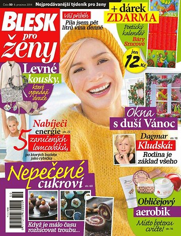 Obálka e-magazínu Blesk pro ženy 8.12.2014