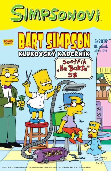 Obálka e-magazínu Bart Simpson 5/2015