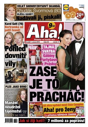 Obálka e-magazínu AHA! 1.2.2016