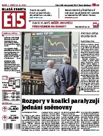 Obálka e-magazínu E15 12.6.2012