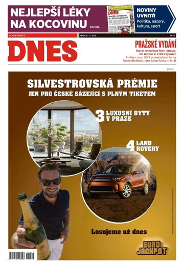 Obálka e-magazínu MF Dnes 28.12.2018