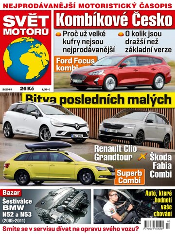 Obálka e-magazínu Svět motorů 2/2019