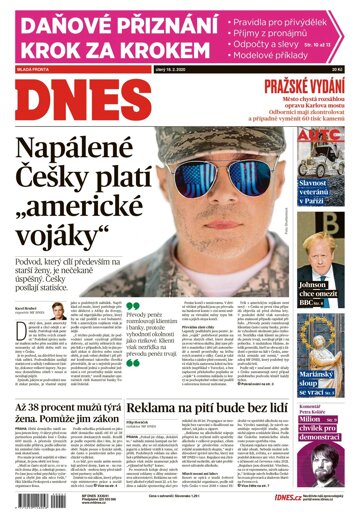 Obálka e-magazínu MF Dnes 18.2.2020