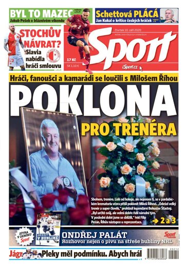 Obálka e-magazínu Sport 10.9.2020