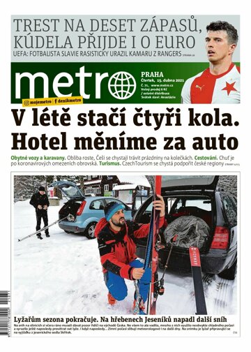 Obálka e-magazínu deník METRO 15.4.2021