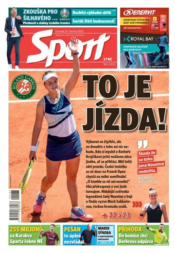 Obálka e-magazínu Sport 10.6.2021