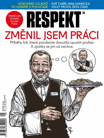 Obálka e-magazínu Respekt 25/2021