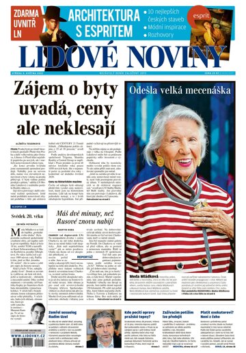 Obálka e-magazínu Lidové noviny 4.5.2022