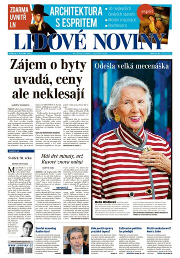Obálka e-magazínu Lidové noviny 4.5.2022