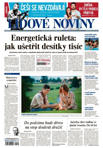 Obálka e-magazínu Lidové noviny 13.6.2022