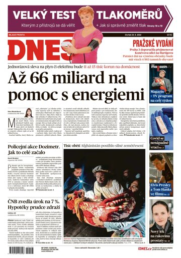 Obálka e-magazínu MF Dnes 23.6.2022