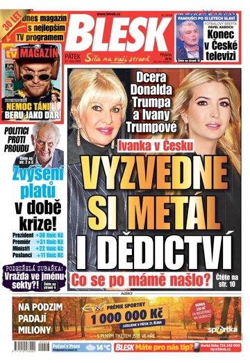 Obálka e-magazínu Blesk 21.10.2022