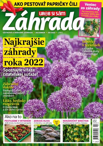 Obálka e-magazínu Záhrada 2022 09