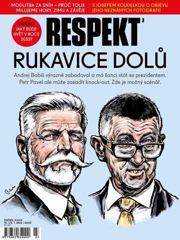 Obálka e-magazínu Respekt 3/2023