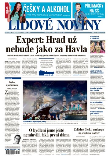 Obálka e-magazínu Lidové noviny 4.2.2023