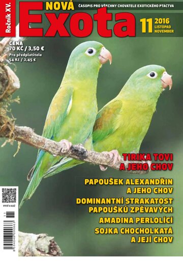 Obálka e-magazínu Nová EXOTA 11/2016