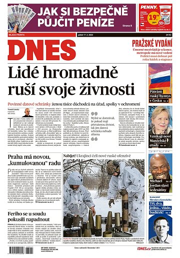 Obálka e-magazínu MF Dnes 17.2.2023