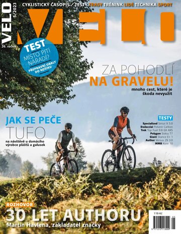 Obálka e-magazínu Velo 5/2023