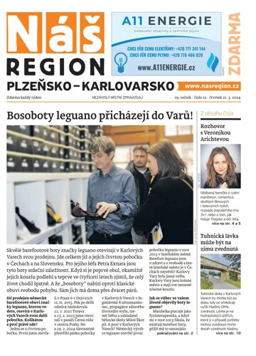 Obálka e-magazínu Náš Region - Karlovarsko 12/2024