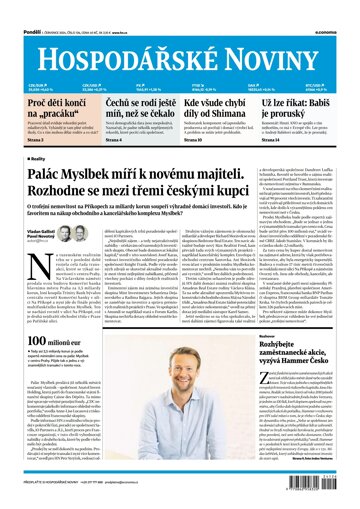 Obálka e-magazínu Hospodářské noviny 126 - 1.7.2024