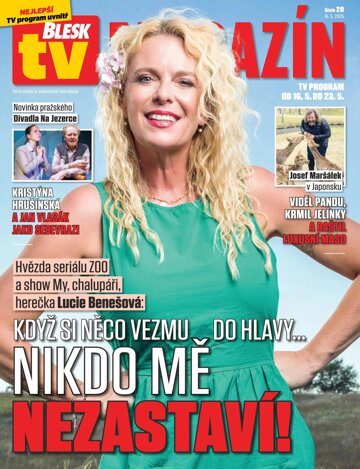 Obálka e-magazínu Blesk Tv magazín - 16.05.2025