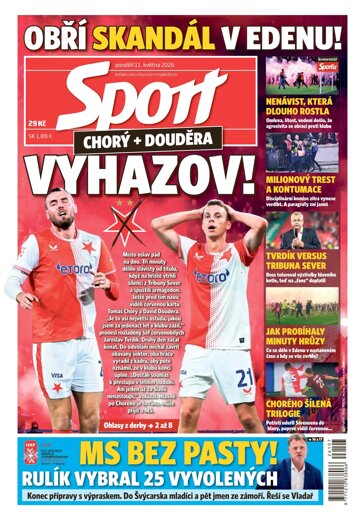 Obálka e-magazínu Sport 11.5.2026