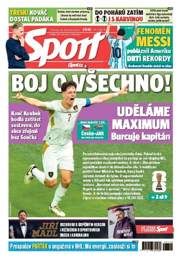 Obálka e-magazínu Sport 18.6.2026