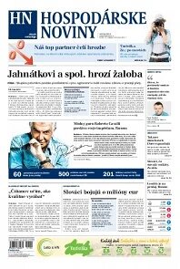 Obálka e-magazínu Hospodárske noviny 14.08.2014