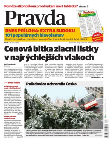 Obálka e-magazínu Pravda 3.12.2014