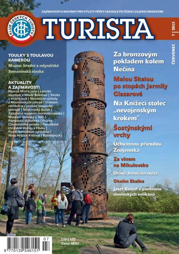 Obálka e-magazínu Časopis TURISTA 7/2015