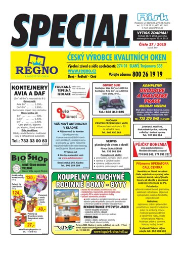 Obálka e-magazínu Special 17/2015