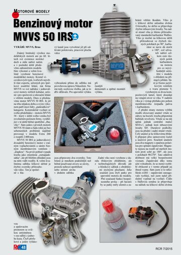 Obálka e-magazínu Benzinový motor MVVS 50 IRS