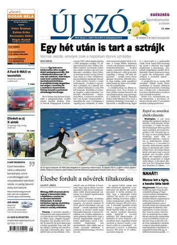 Obálka e-magazínu Új Szó 1.2.2016