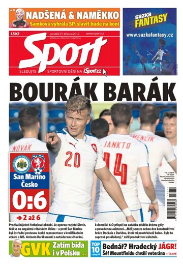Obálka e-magazínu Sport 27.3.2017