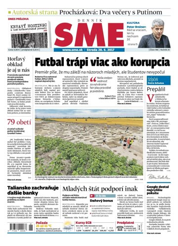 Obálka e-magazínu SME 28.6.2017