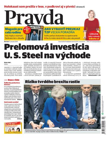 Obálka e-magazínu Pravda 17. 1. 2019