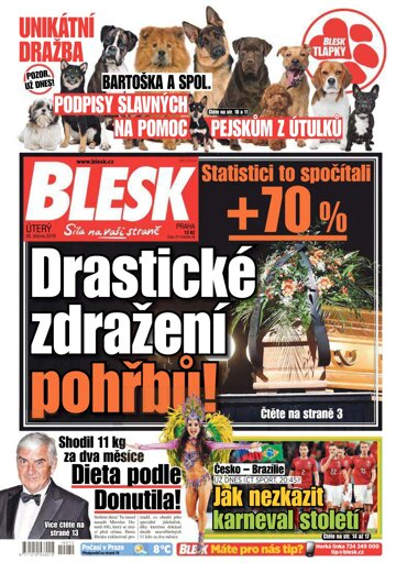 Obálka e-magazínu Blesk 26.3.2019