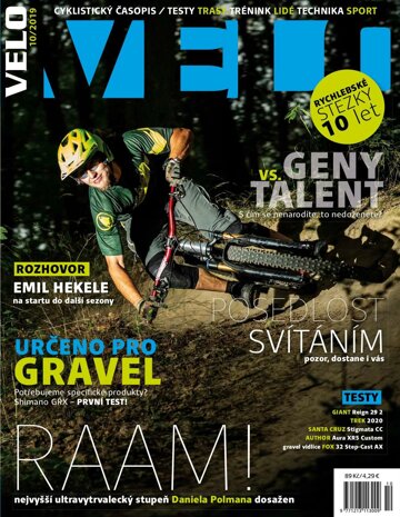 Obálka e-magazínu Velo 10/2019