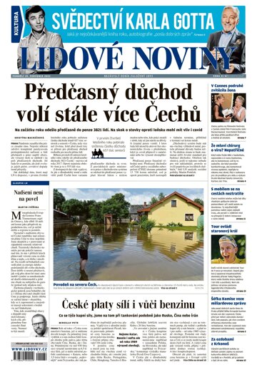 Obálka e-magazínu Lidové noviny 19.7.2021