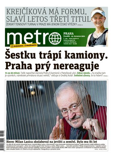 Obálka e-magazínu deník METRO 19.7.2021