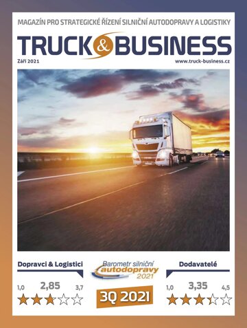 Obálka e-magazínu Ekonom - příloha Ekonom 39 - 23.9.2021 Truck Business