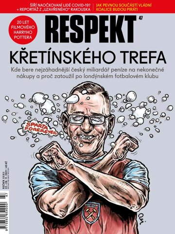 Obálka e-magazínu Respekt 47/2021