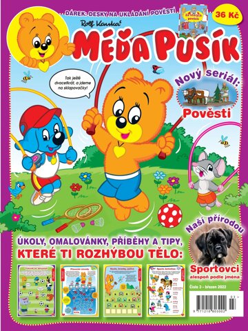Obálka e-magazínu Méďa Pusík 3/2022