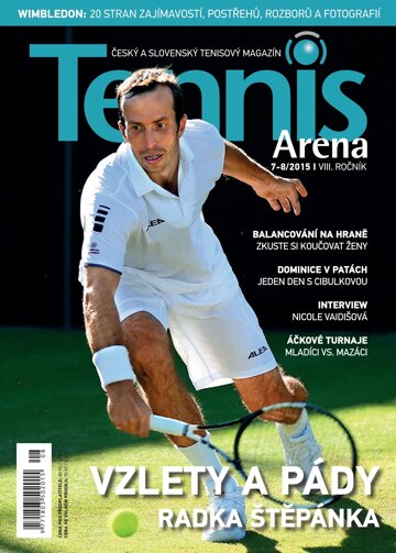 Obálka e-magazínu Tennis Arena 7-8/2015