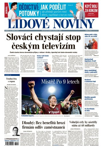 Obálka e-magazínu Lidové noviny 24.5.2023