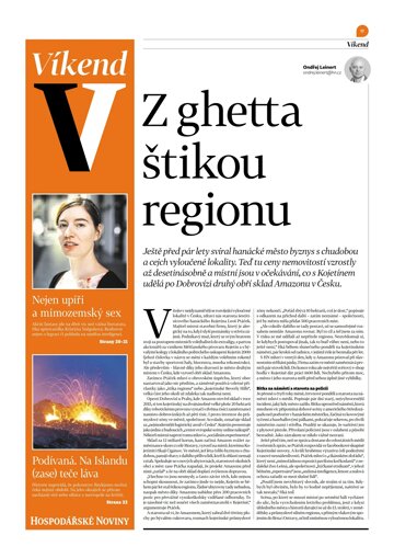 Obálka e-magazínu Hospodářské noviny - příloha Víkend 134 - 14.7.2023 Víkend