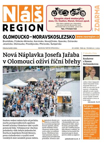 Obálka e-magazínu Náš Region - Olomoucko/Moravskoslezsko 29/2023