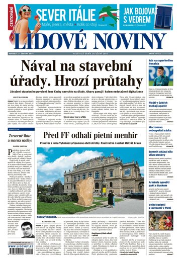 Obálka e-magazínu Lidové noviny 17.6.2024